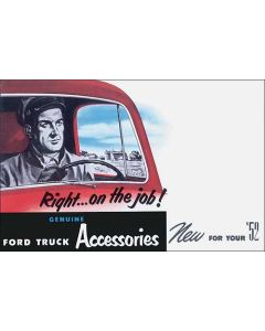 Accessories Brochure/ 1952 Truck