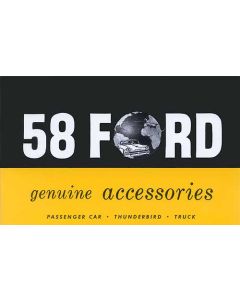 1958 Ford Accessories Brochure, Full Size Car & Truck