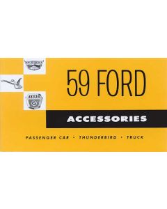 1959 Ford Accessories Brochure, Full Size Car & Truck