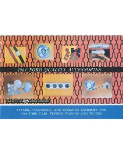 Full Size Car Accessories Brochure - Includes Station Wagonand Truck - In Full Color