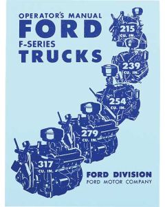 Ford Truck Operator's Manual - 96 Pages