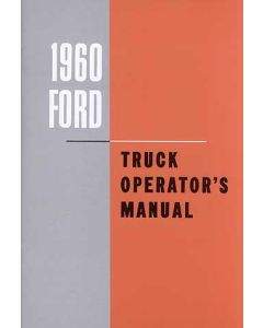 Ford Truck Operator's Manual - 56 Pages