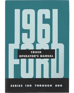 Ford Truck Operator's Manual - 55 Pages