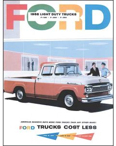 Ford Pickup Truck Sales Brochure - F100 Thru F350