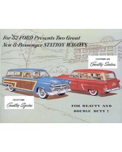 Ford Station Wagon Color Sales Brochure