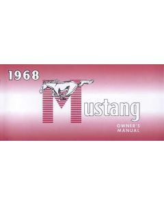 1968 Mustang Owner's Manual, 50 Pages