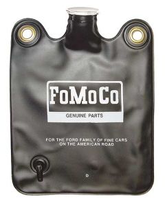 Windshield Washer Bag - Black Bag With White FoMoCo Lettering - Twist-Off Cap - From 3-9-64 To 3-1-67 - Falcon & Comet
