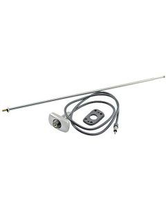1961-1963 Ford Thunderbird Fender Mounted Radio Antenna Assembly with Rectangular Base