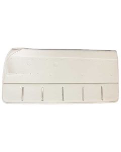 1961-1962 Ford Thunderbird Door Trim Panels, White, Vinyl Covered, No Armrests To Early 1962