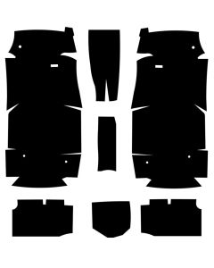 1961-1963 Ford Thunderbird Insulation Kit, Floor Kit, For Coupe