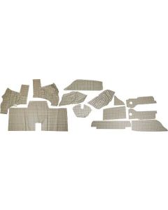 1961 Ford Thunderbird Trunk Interior, Pattern # 108, Hardtop