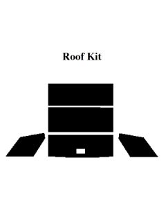 1961-1963 Ford Thunderbird Insulation Kit, Roof Kit, For Coupe