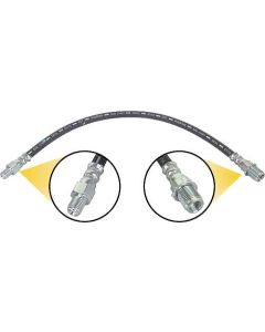 1953-1961 Ford Pickup Truck Front Brake Hose - Drum Brakes - 17 9/32 Long - Including Threads - F250