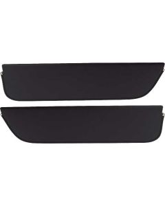 1961-66 Ford Pickup Sun Visors, New Style, Black Corinthian Grain Vinyl