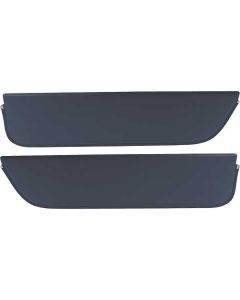 1961-66 Ford Pickup Sun Visors, New Style, Charcoal Corinthian Grain Vinyl