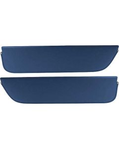 1961-66 Ford Pickup Sun Visors, New Style, Dark Blue Corinthian Grain Vinyl