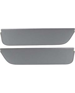 Padded Sun Visor/ Gray Vinyl/ 61-66 Pickup
