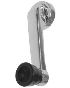 1961-66 Ford Pickup Window Crank Handle, Chrome With Black Knob