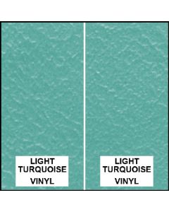 Ford Pickup Truck Bench Seat Cover Set - Ford F100 StandardCab With 2 Wheel Drive - Light Turquoise Ford Grain Vinyl With Light Turquoise Ford Grain
