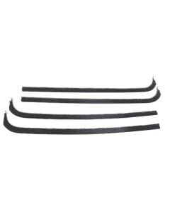 Belt Weatherstrip Kit - With 2 Inner & 2 Outer Window Fuzzies
