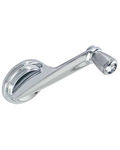 1961-1963 Ford Thunderbird Quarter Window Crank Handle, Chrome Handle & Knob, Includes C Clip