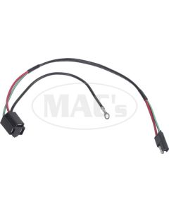 Ford Pickup Truck Headlight Socket Wire - One Headlight Socket With Grommet - 15 Long - Pickup