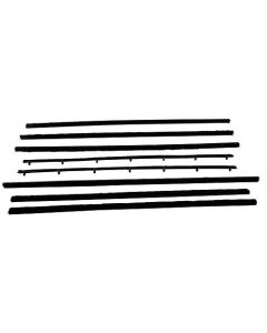 Belt Weatherstrip Kit - Doors and Rear Quarter Windows - 8 Pieces -Door Sedan