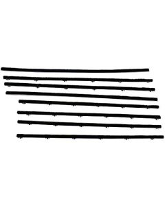 Belt Weatherstrip Kit - Doors & Rear Quarter Windows - 8 Pieces - 2 Door Sedan