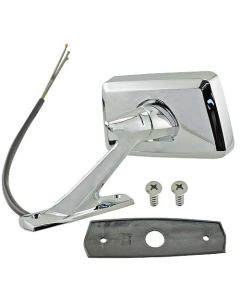 1963 Ford Thunderbird Outside Rear View Mirror, Remote Control, Left