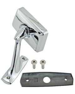 1963 Ford Thunderbird Outside Rear View Mirror, Manual Control, Base Gasket Included, Right