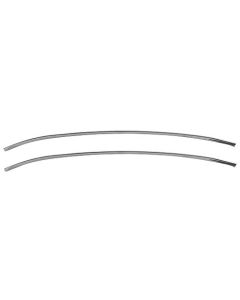 1961-1963 Ford Thunderbird Door Edge Guards, Stainless Steel