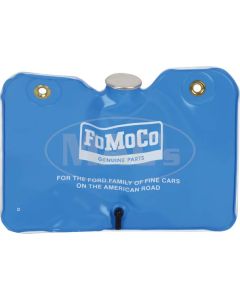 Windshield Washer Bag & Cap - Twist Off Cap - Blue With White Lettering - Ford