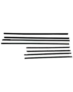 Belt Weatherstrip Kit - Front and Rear Door Windows - 8 Pieces