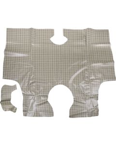 Trunk Mat - Fleece - Ford Galaxie - #25 Plaid Pattern - From 11-22-63