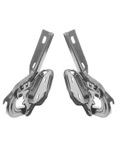 1964-1966 Mustang Coupe or Convertible Trunk Lid Hinge Assemblies with Springs, Pair