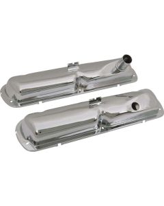 1963-1965 Falcon And Ranchero Chrome Valve Covers - Original 289 HiPo Style