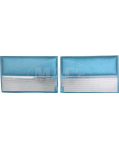 Quarter Trim Panels - Falcon Futura Convertible - Medium Blue L-1761