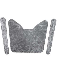 1964-1965 Ford Thunderbird Hood Insulation Pad Set, Die-Cut Fiberglass, 3 Pieces