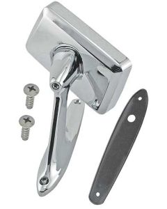 1964 Ford Thunderbird Outside Rear View Mirror, Right, Manual Control, For Early 1964, Does Not Use Thunderbird Emblem