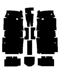 1964-1966 Ford Thunderbird Insulation Kit, Floor Kit, For Coupe