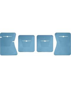 Floor Mats/ Aqua/ 64-66 T-bird