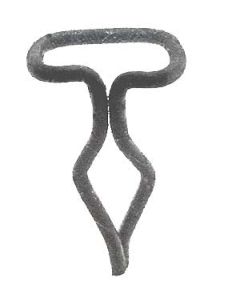 Rear Body Panel Seal Clip/ 64-66 T-bird