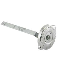 Power Steering Pump Cap - Chrome Plated - With Dipstick - For Pumps With Angled Filler Neck - Falcon & Comet