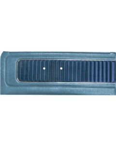 Door Trim Panels - Falcon Futura 2-Door & Ranchero With Deluxe Trim - 2 Tone Blue L-2287 With L-2505 Inserts