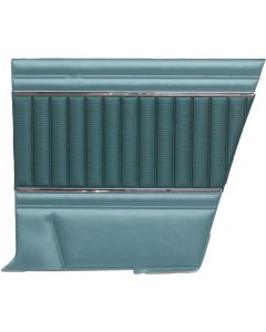 Quarter Trim Panels -Door Hardtop - 2 Tone Turquoise L-2929 With L-3097 Inserts