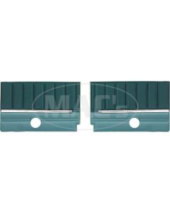 Quarter Trim Panels - Falcon Futura Convertible - 2 Tone Turquoise L-2929 With L-3097 Inserts