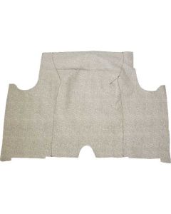 Trunk Mat, Burtex With Black & Gray Basketweave, Fairlane, 1965