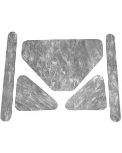 1965 Ford Thunderbird Hood Insulation Pad Set, Die-Cut Fiberglass, 5 Pieces