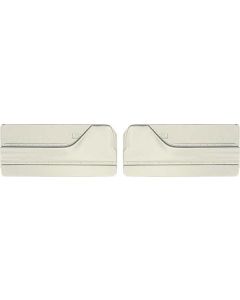 1965 Ford Thunderbird Door Trim Panels, White, For Landau