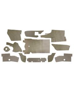 1965 Ford Thunderbird Trunk Interior, Pattern # 124, Hardtop